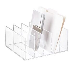 Clear Acrylic Organizer Divider Tray - 5 Slots